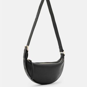 ALLSAINTS Half Moon Leather Crossbody